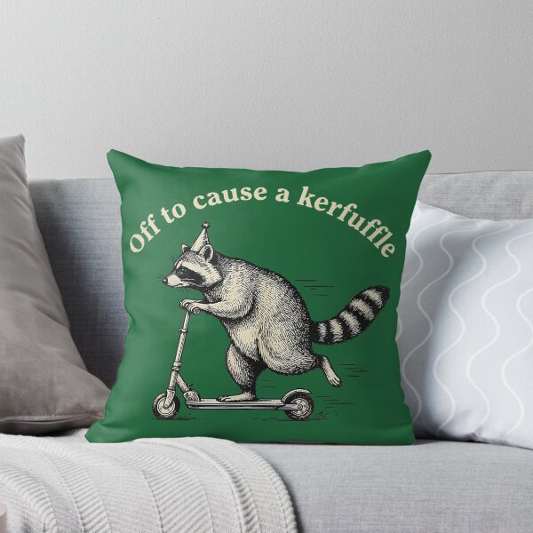 Item preview, Off to Cause A Kerfuffle Raccoon designed and sold by GreggRoss.