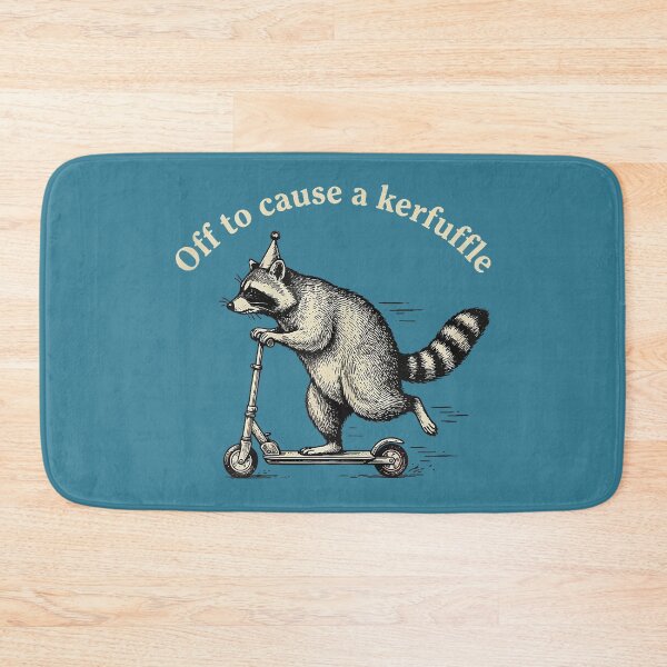 Item preview, Off to Cause A Kerfuffle Raccoon designed and sold by GreggRoss.