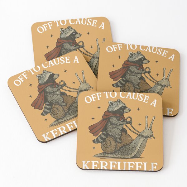 Item preview, Off to Cause A Kerfuffle Raccoon designed and sold by GreggRoss.