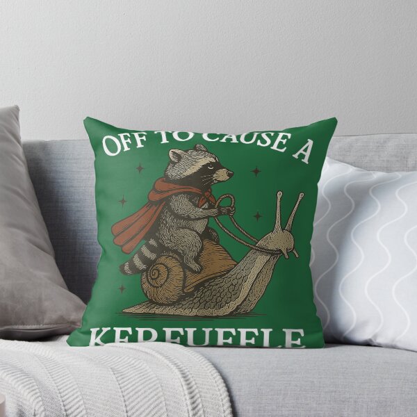 Item preview, Off to Cause A Kerfuffle Raccoon designed and sold by GreggRoss.