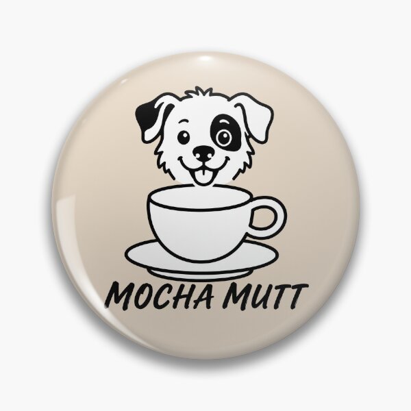 Item preview, ☕ BREWED BEASTIES COLLECTION ☕ - PET PALS - Mocha Mutt designed and sold by WheelieGdArt.