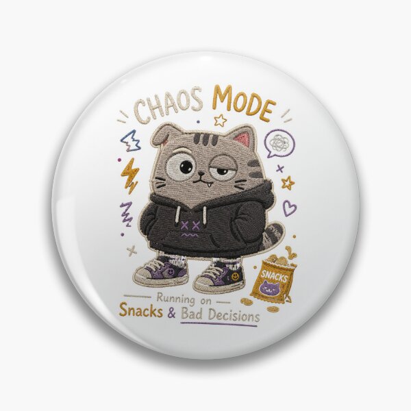 Item preview, Chaos Mode Cat Snacks Bad Decisions designed and sold by 0606PM.