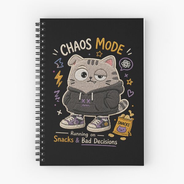 Item preview, Chaos Mode Cat Snacks Bad Decisions designed and sold by 0606PM.