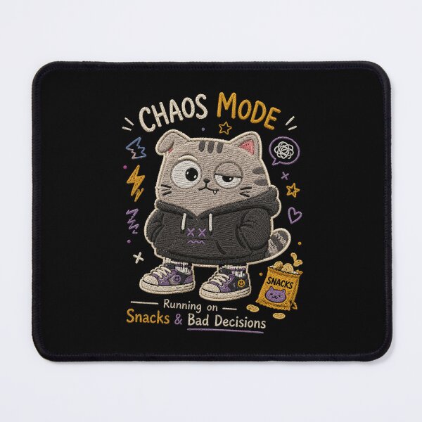 Item preview, Chaos Mode Cat Snacks Bad Decisions designed and sold by 0606PM.