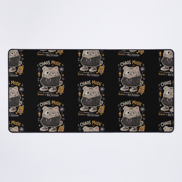 Item preview, Chaos Mode Cat Snacks Bad Decisions designed and sold by 0606PM.