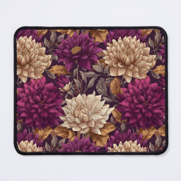 Item preview, Blooming Dahlias Texture - Flower Garden Pattern - Gifts For Him designed and sold by RoyalStarsPatts.