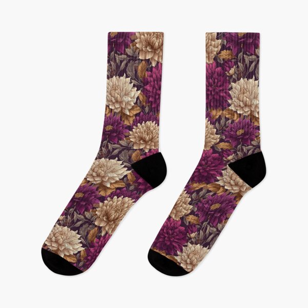 Item preview, Blooming Dahlias Texture  - Flower Garden Pattern  - Gifts For Him designed and sold by RoyalStarsPatts.