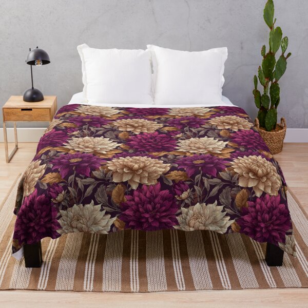 Item preview, Blooming Dahlias Texture - Flower Garden Pattern - Gifts For Him designed and sold by RoyalStarsPatts.