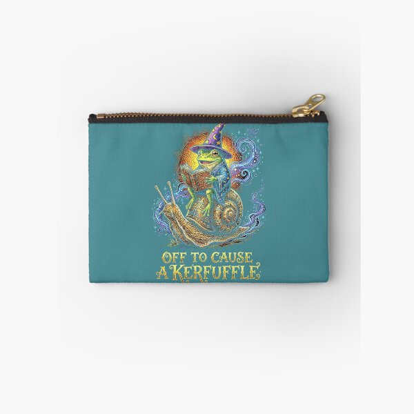 Item preview, Off to Cause A Kerfuffle Wizard Frog Riding Snail designed and sold by FrankIsabel.
