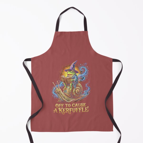 Item preview, Off to Cause A Kerfuffle Wizard Frog Riding Snail designed and sold by FrankIsabel.