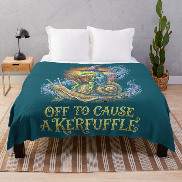 Item preview, Off to Cause A Kerfuffle Wizard Frog Riding Snail designed and sold by FrankIsabel.
