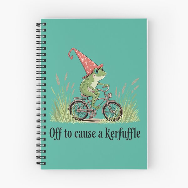 Item preview, Off to Cause a Kerfuffle Frog designed and sold by FrankIsabel.