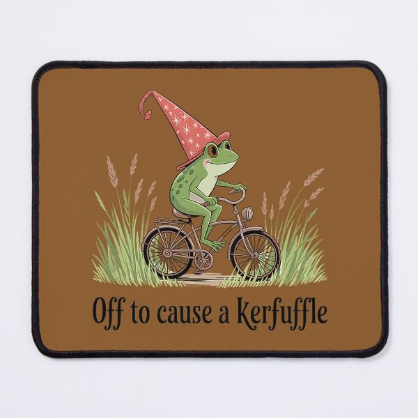 Item preview, Off to Cause a Kerfuffle Frog designed and sold by FrankIsabel.