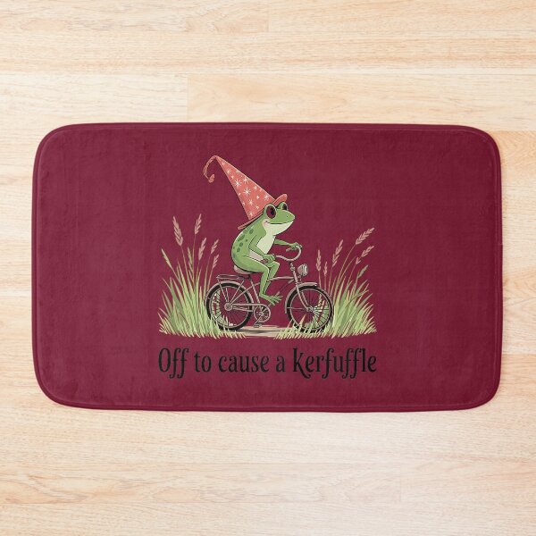 Item preview, Off to Cause a Kerfuffle Frog designed and sold by FrankIsabel.