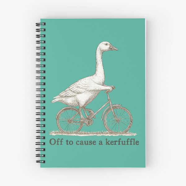 Item preview, Off to Cause A Kerfuffle meme funny goose designed and sold by FrankIsabel.