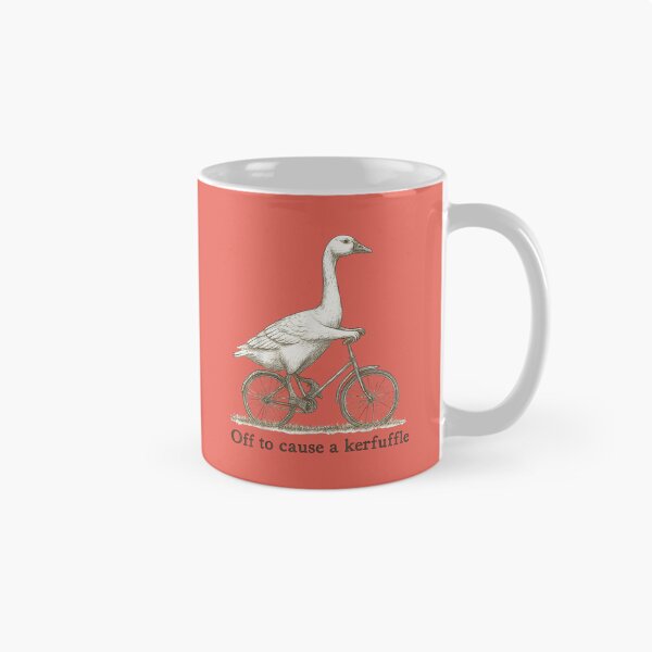 Item preview, Off to Cause A Kerfuffle meme funny goose designed and sold by FrankIsabel.
