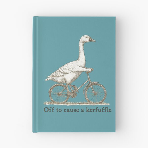 Item preview, Off to Cause A Kerfuffle meme funny goose designed and sold by FrankIsabel.