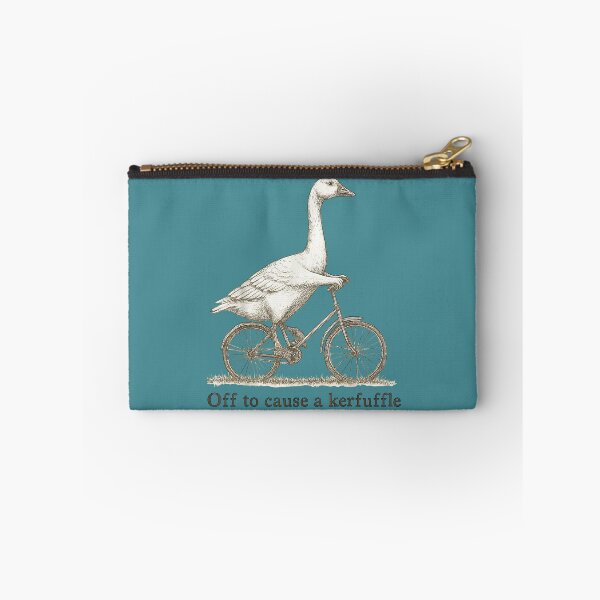 Item preview, Off to Cause A Kerfuffle meme funny goose designed and sold by FrankIsabel.