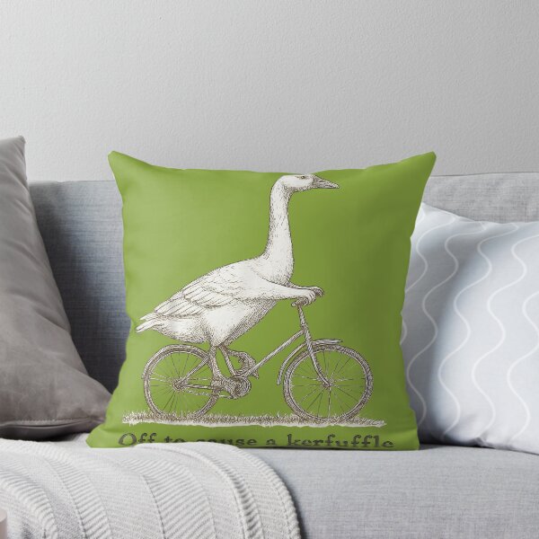 Item preview, Off to Cause A Kerfuffle meme funny goose designed and sold by FrankIsabel.