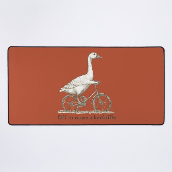 Item preview, Off to Cause A Kerfuffle meme funny goose designed and sold by FrankIsabel.