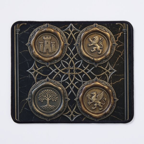 Item preview, Four of Seals - tarot card designed and sold by Studio77-Gothic.