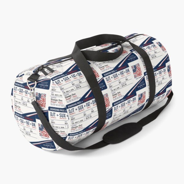 Item preview, ✈️ DJT → SUX → FAT → DIK Boarding Pass - LAST CALL FOR DEMOCRACY COLLECTION ✈️ - Passenger Passenger Sleepy Don - GriftForce 1 Edition designed and sold by WheelieGdArt.