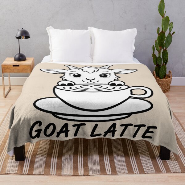 Item preview, ☕ BREWED BEASTIES COLLECTION ☕ - FARM FRIENDS - Goat Latte designed and sold by WheelieGdArt.