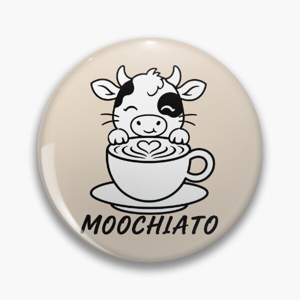 Item preview, ☕ BREWED BEASTIES COLLECTION ☕ - FARM FRIENDS - Moochiato designed and sold by WheelieGdArt.