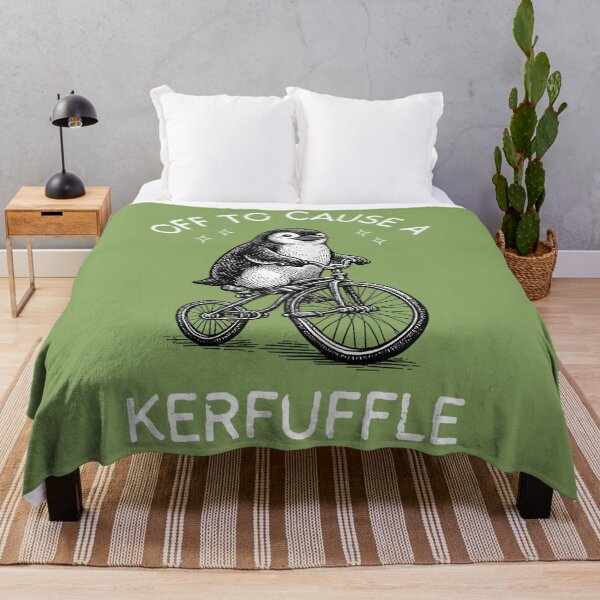 Item preview, Penguin Off to Cause A Kerfuffle Funny Humor Men Women designed and sold by ArleneRowe.