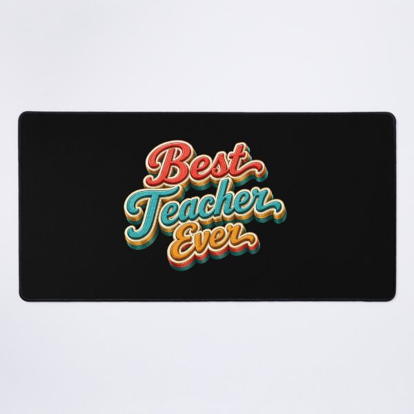 Item preview, Best Teacher Ever Retro Vintage Typography designed and sold by Chic_Clip_Craft.