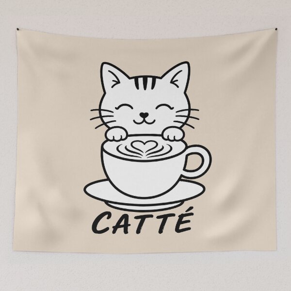 Item preview, ☕ BREWED BEASTIES COLLECTION ☕ -  PET PALS - Catté  designed and sold by WheelieGdArt.