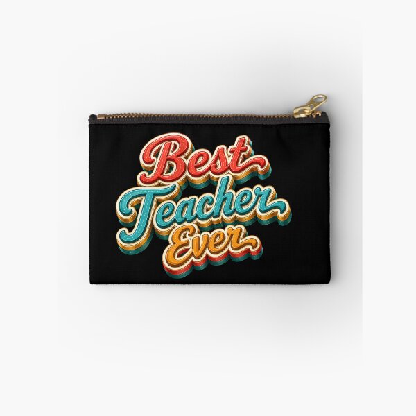 Item preview, Best Teacher Ever Retro Vintage Typography designed and sold by Chic_Clip_Craft.
