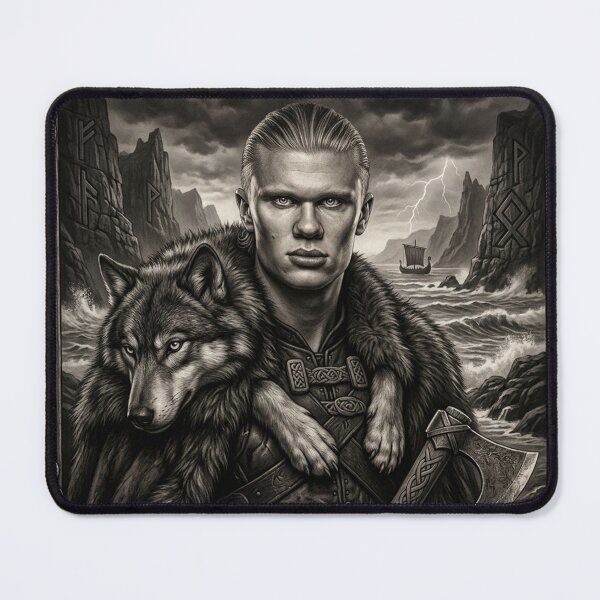 Item preview, Haaland Berserker Number 9 designed and sold by Simplybe1.
