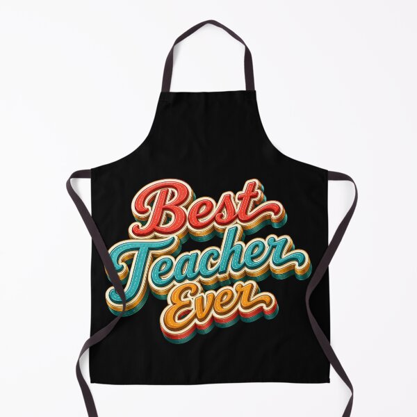 Item preview, Best Teacher Ever Retro Vintage Typography designed and sold by Chic_Clip_Craft.