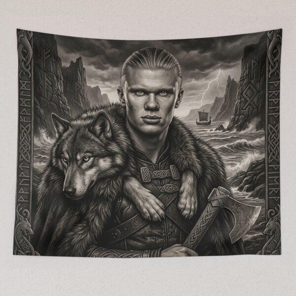 Item preview, Haaland Berserker Number 9 designed and sold by Simplybe1.