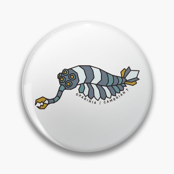 Item preview, Geometric Opabinia - Mustard & Grey Accents designed and sold by AnimalsKnowAll.