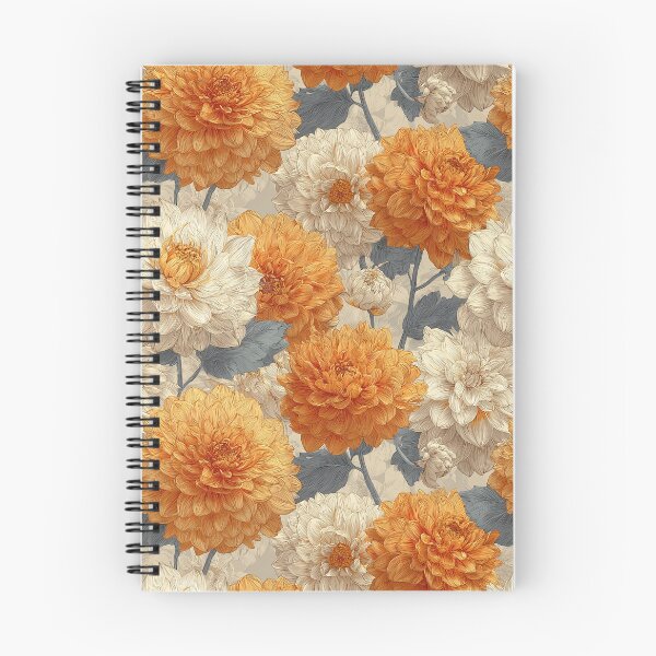 Item preview, Beautiful Dahlias  - Flower Bouquet Pattern  - Gifts For Men designed and sold by RoyalStarsPatts.