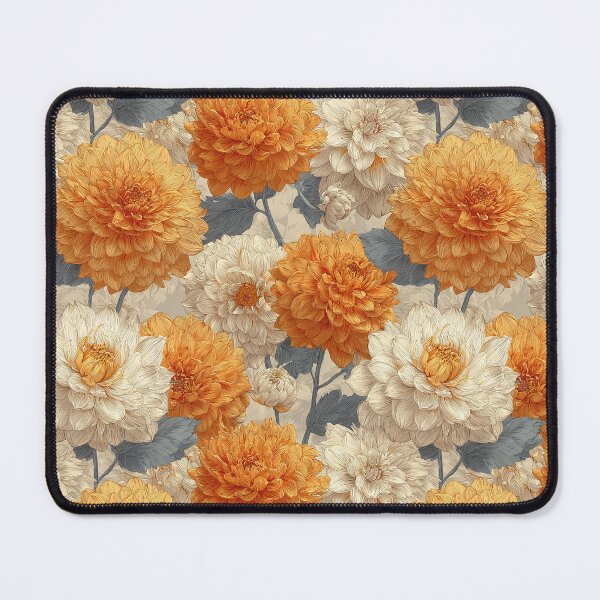 Item preview, Beautiful Dahlias - Flower Bouquet Pattern - Gifts For Men designed and sold by RoyalStarsPatts.