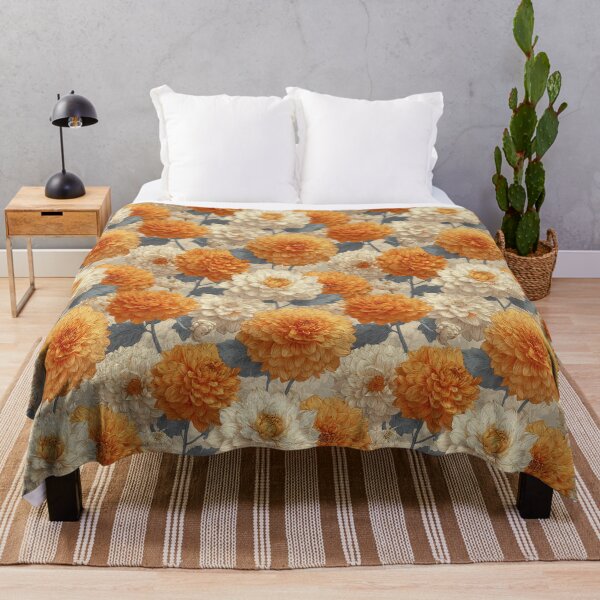 Item preview, Beautiful Dahlias - Flower Bouquet Pattern - Gifts For Men designed and sold by RoyalStarsPatts.