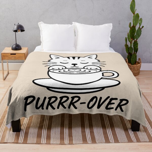 Item preview, ☕ BREWED BEASTIES COLLECTION ☕ - PET PALS - Purrr-over - sleepy cat designed and sold by WheelieGdArt.