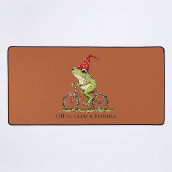 Item preview, Whimsical Frog Wizard Off to Cause A Kerfuffle Meme Frog designed and sold by KathieFaugh.