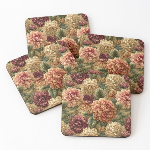 Item preview, Wild Dahlias Texture  - Botanical Garden Pattern  - Gifts For Mom designed and sold by RoyalStarsPatts.