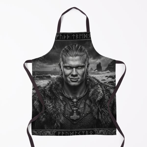 Item preview, Viking Erling Haaland Monochrome designed and sold by Simplybe1.