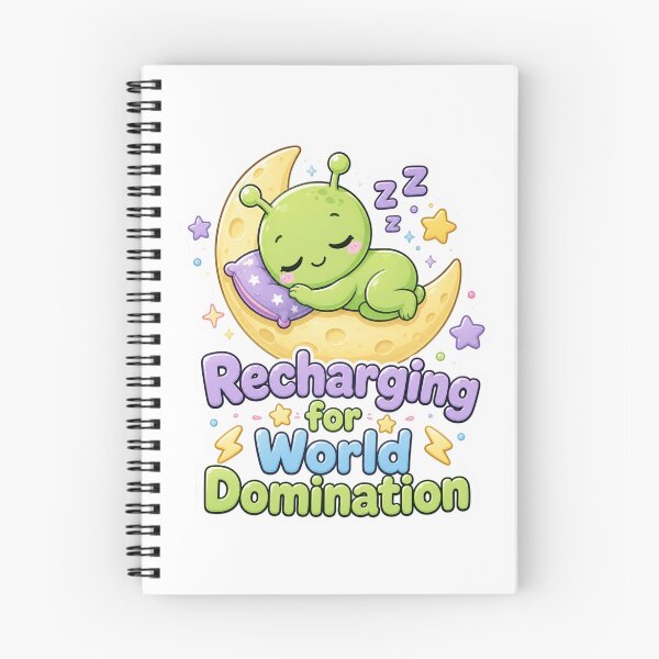 Item preview, Sleeping Alien Recharging for World Domination designed and sold by Ruamid.