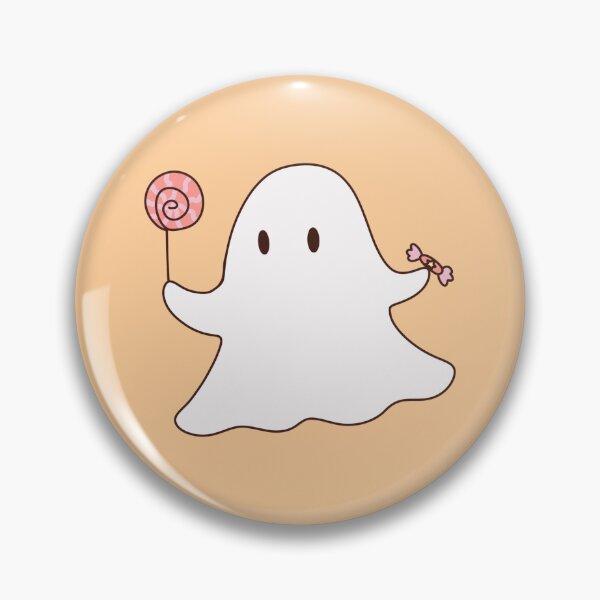 Item preview, Cute Ghost Holding Lollipop and Candy Halloween Illustration designed and sold by Zmonz.