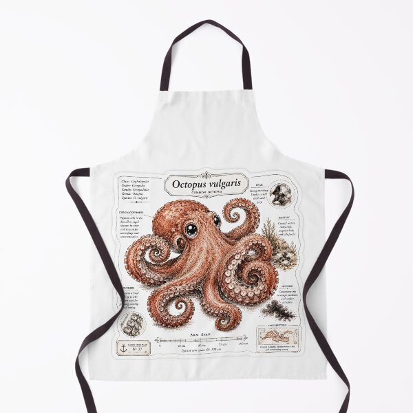 Item preview, Cute Vintage Octopus Sticker - Scientific Cephalopod Plate designed and sold by PND7777.