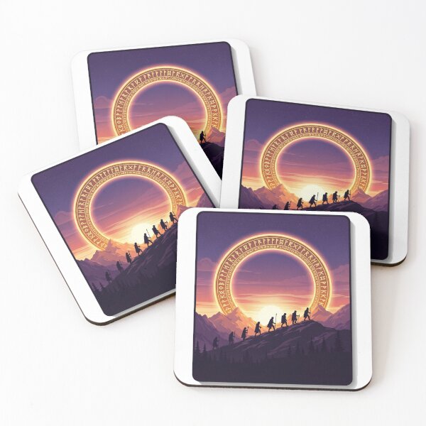 Item preview, Epic Fantasy Journey Retro Mountain Travel Badge designed and sold by Bangcen.