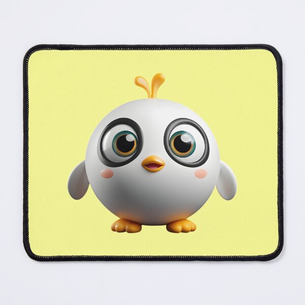 Item preview, 3D Cute Baby Bird Wax Figure Style Icon designed and sold by CuteSlothWorld.