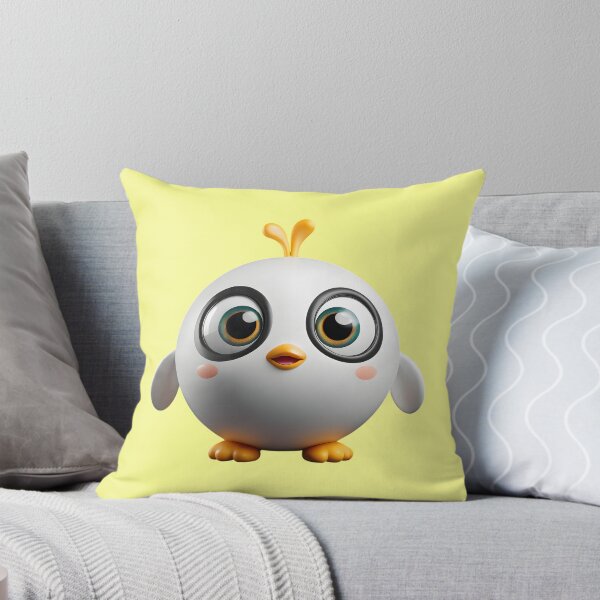 Item preview, 3D Cute Baby Bird Wax Figure Style Icon designed and sold by CuteSlothWorld.