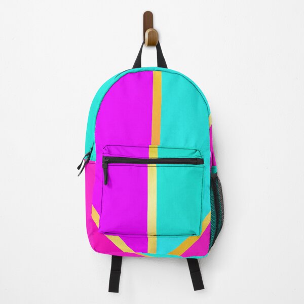 Item preview, Vivid pink purple turquoise triangle designed and sold by GraffiTimi.
